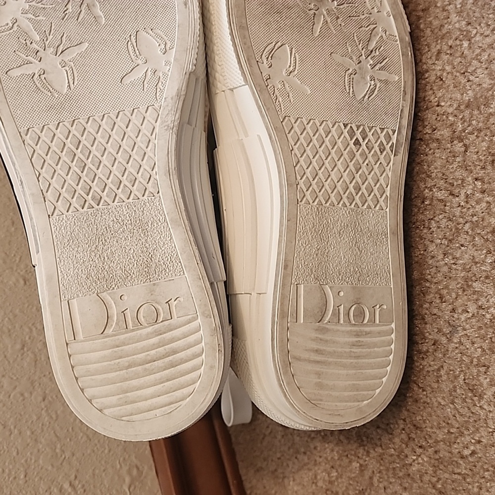 DIOR B23 High-Top Logo Oblique White Black Clear Translucent Sneakers Si… - Picture 11 of 14